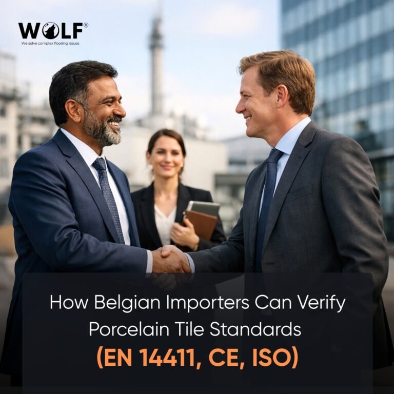 How Belgian Importers Can Verify Porcelain Tile Standards (EN 14411, CE, ISO)