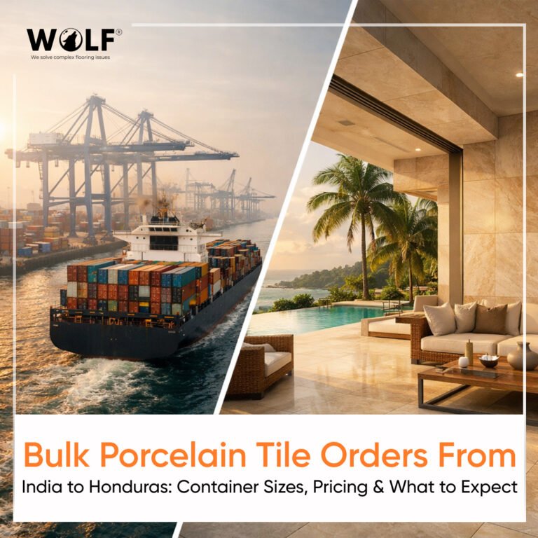 Bulk Porcelain Tile Orders From India to Honduras: Container Sizes, Pricing & What to Expect