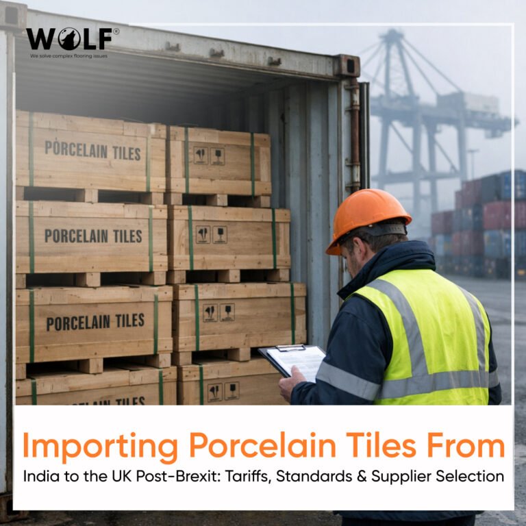 Importing Porcelain Tiles From India to the UK Post-Brexit: Tariffs, Standards & Supplier Selection