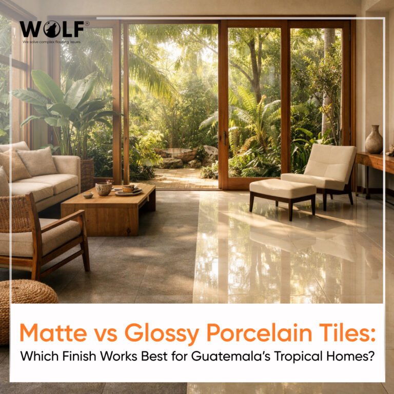 Matte vs Glossy Porcelain Tiles: Which Finish Works Best for Guatemala’s Tropical Homes?