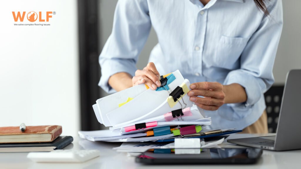 Procurement documentation for importing porcelain tiles from India to Belgium including FOB pricing and customs paperwork