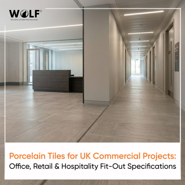 Porcelain Tiles for UK Commercial Fit-Outs: Offices, Retail & Hospitality Specifications From Indian Manufacturers