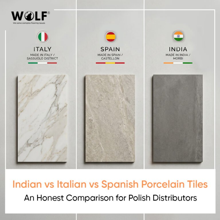 Indian vs Italian vs Spanish Porcelain Tiles: What Polish Distributors Need to Know in 2026